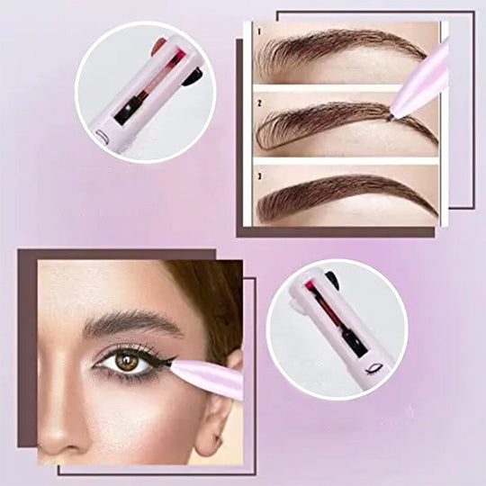 Caneta Delineador Makeup 4-in-1: Sua revolução na maquiagem