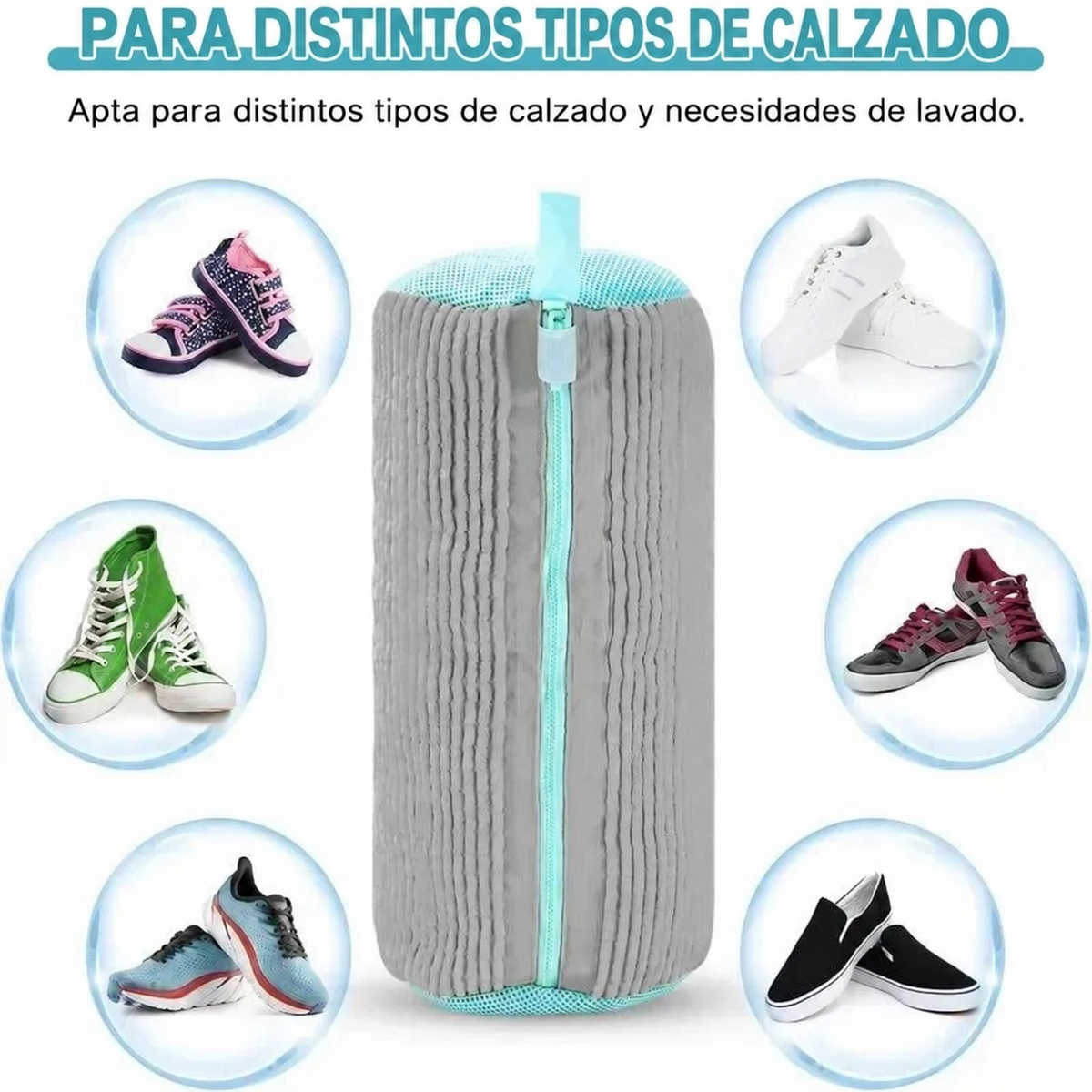 Bolsa de lavado para distintos tipos de calzado